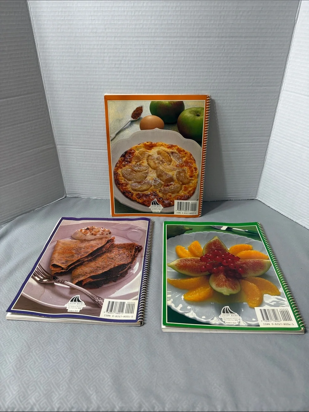 Vtg Step by Step French German Greek Cooking Cookbook Lot of 3 Printed in Spain